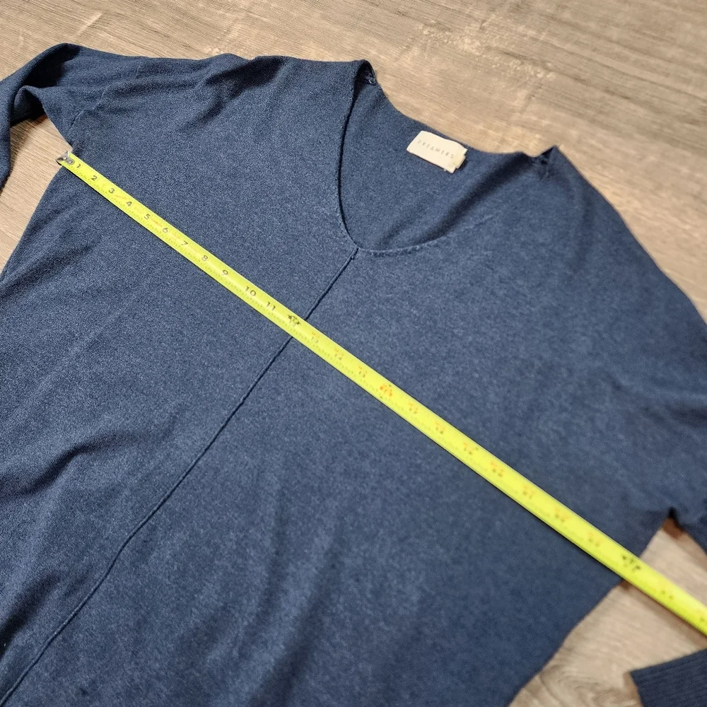 DREAMERS Dark Blue Super Soft Long Sleeve Pullover Sweater S / M